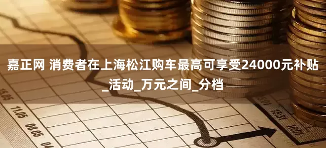 嘉正网 消费者在上海松江购车最高可享受24000元补贴_活动_万元之间_分档