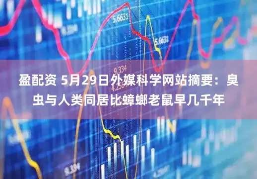 盈配资 5月29日外媒科学网站摘要：臭虫与人类同居比蟑螂老鼠早几千年